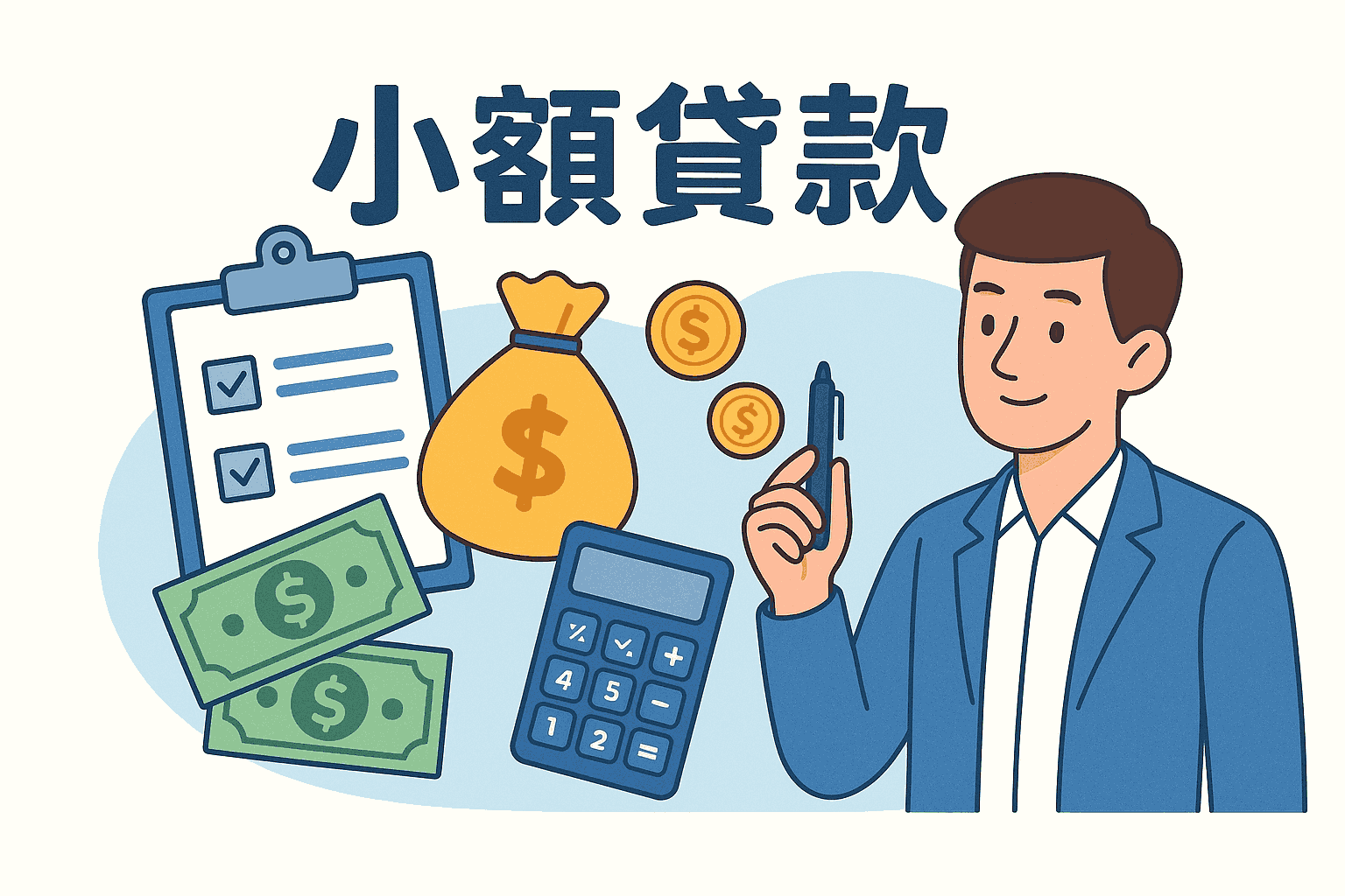 小額貸款，剛好解決燃眉之急